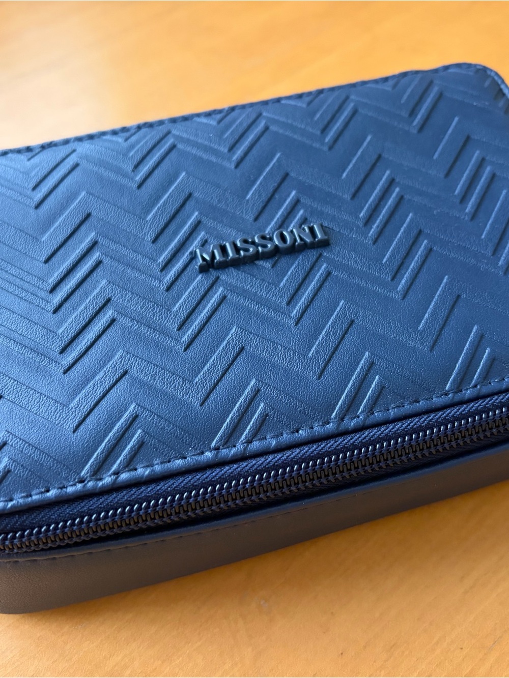 Navy Blue One First Travel Amenity Kit / Zip Cosmetic Case - Picture 2 of 7